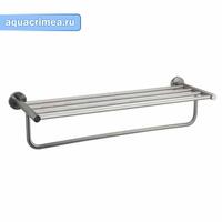 Полка для полотенца с опорой большая, из нерж. стали